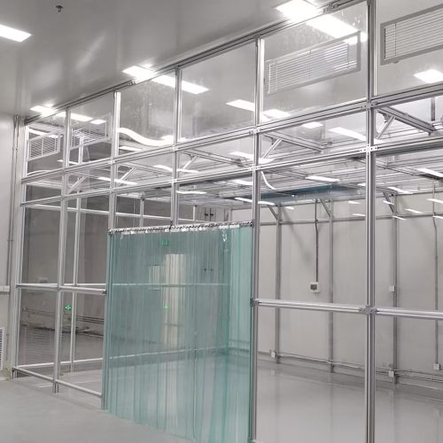 Medical Syringe Automation Assembly Line Clean Booth