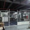 modular clean room Food & Beverage workshop dust free air cleaning equipment iso 8 glass wall clean room