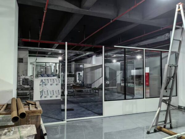 modular clean room Food & Beverage workshop dust free air cleaning equipment iso 8 glass wall clean room