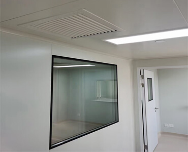 Flush Mount Cleanroom Window